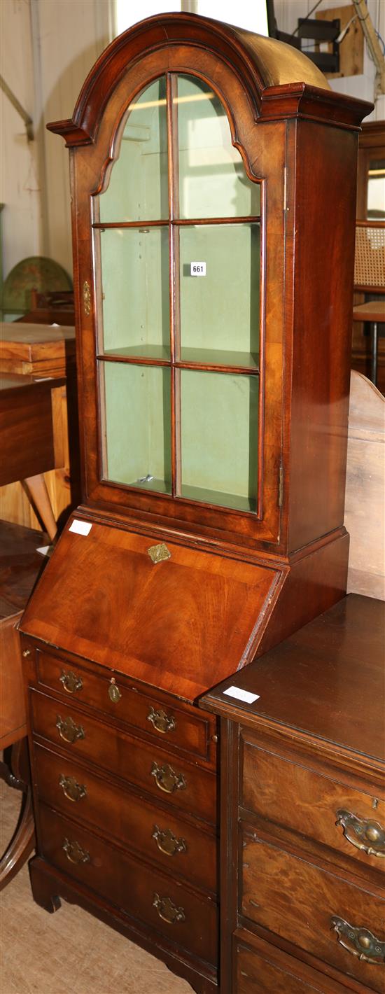 Small reproduction bureau bookcase